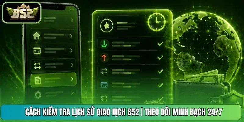 Cách Kiểm Tra Lịch Sử Giao Dịch B52 | Theo Dõi Minh Bạch 24/7