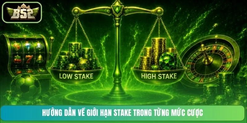 Hướng dẫn về giới hạn Stake trong từng mức cược