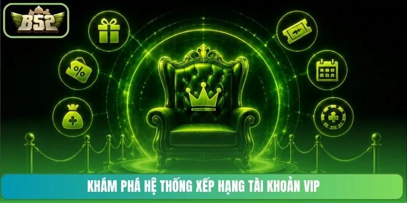 Khám phá hệ thống xếp hạng tài khoản VIP
