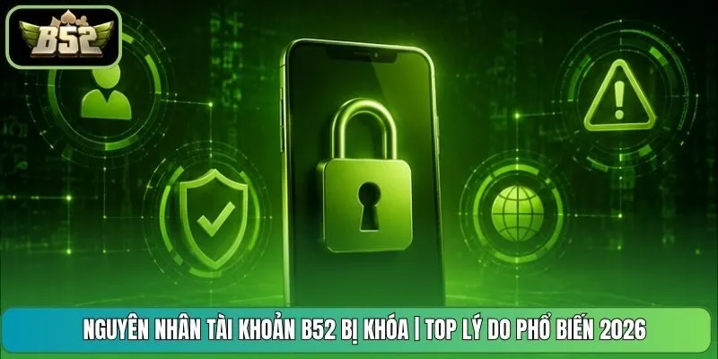 Nguyên Nhân Tài Khoản B52 Bị Khóa | Top Lý Do Phổ Biến 2026