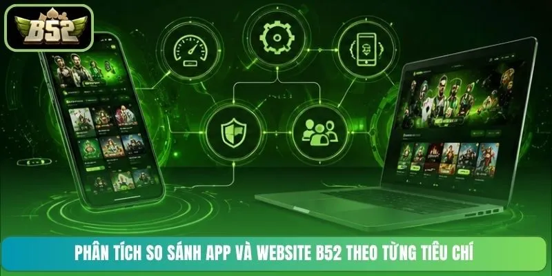 Phân tích so sánh App và Website B52 theo từng tiêu chí